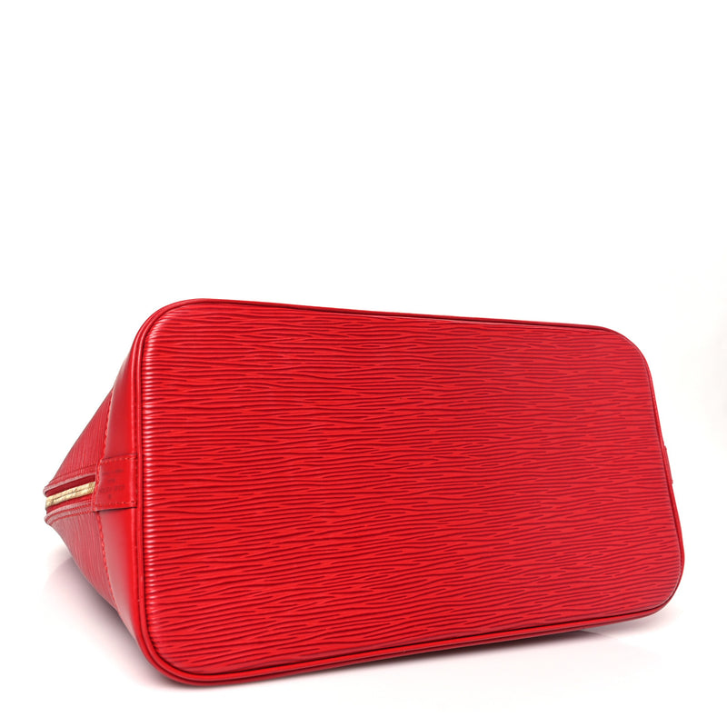 Louis Vuitton Epi Alma Pm Castillan Red