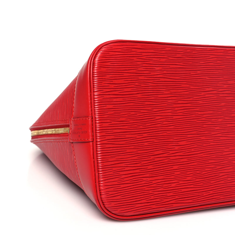 Louis Vuitton Epi Alma Pm Castillan Red