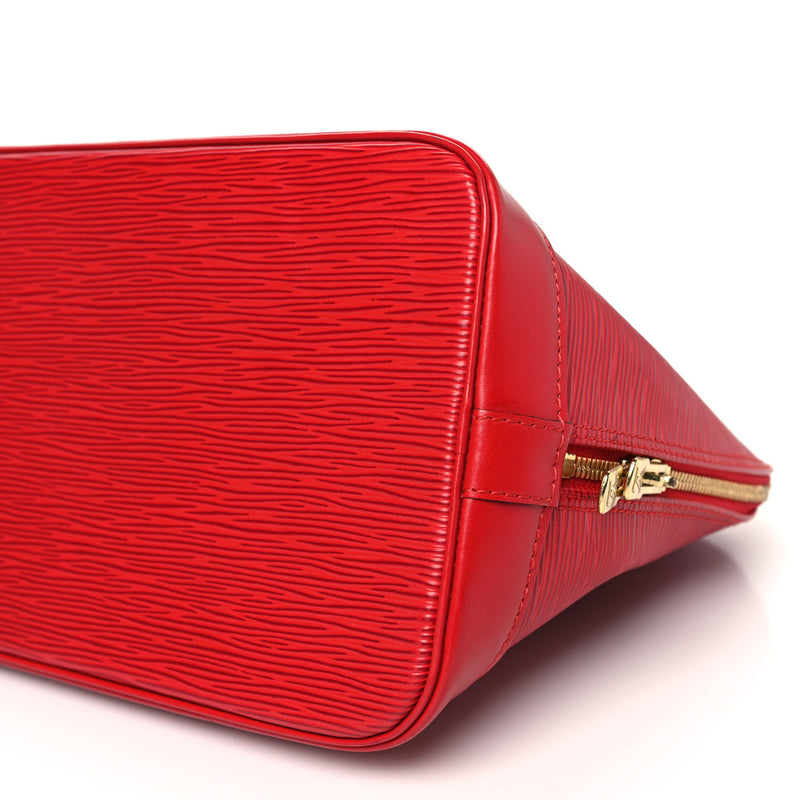 Louis Vuitton Epi Alma Pm Castillan Red