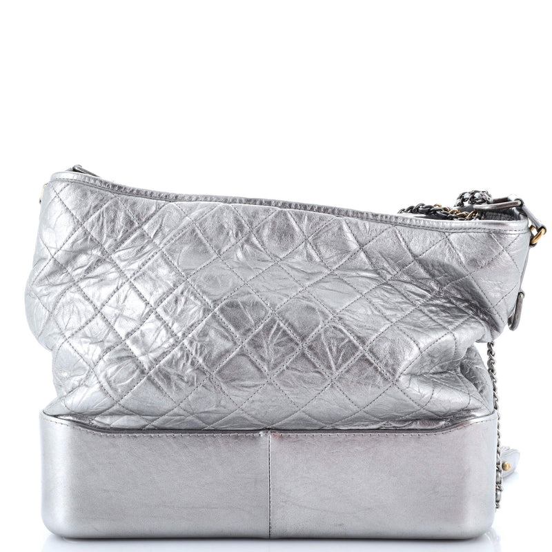 Chanel Gabrielle Hobo Quilted Metallic