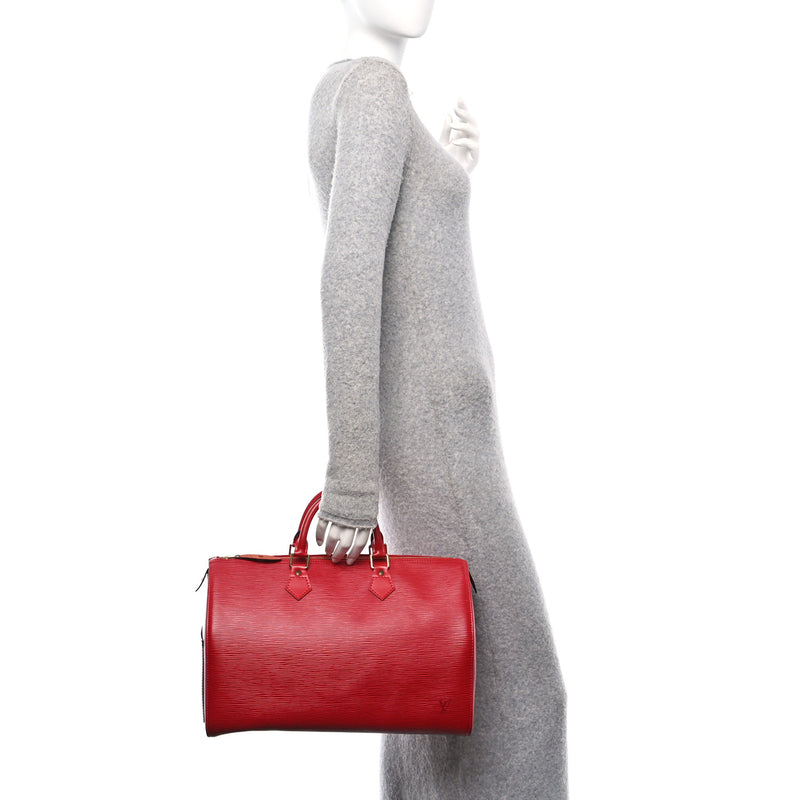 Louis Vuitton Epi Speedy 35 Castillan