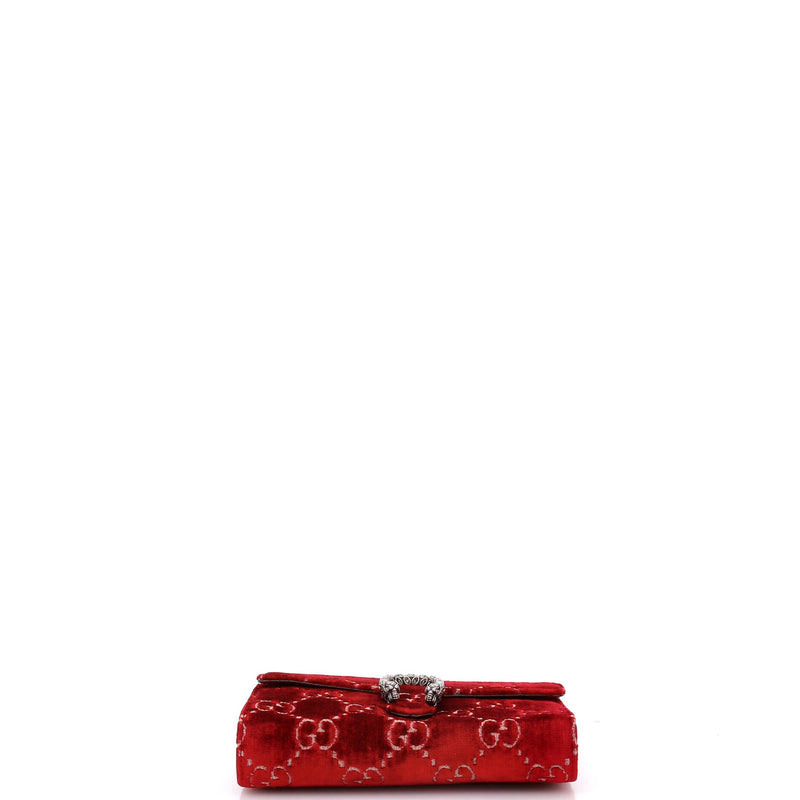 Gucci Dionysus Chain Wallet Gg Velvet