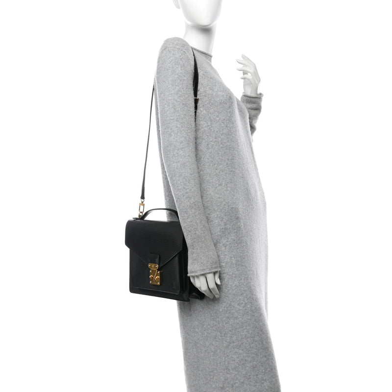 Louis Vuitton Epi Monceau Black