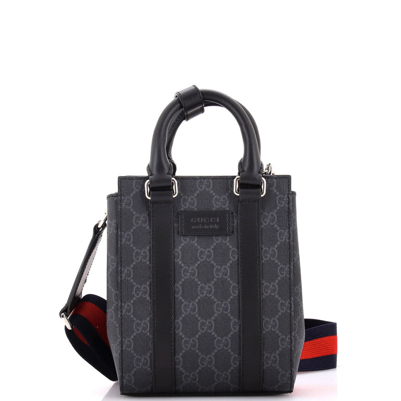 Gucci Convertible Web Open Tote Gg