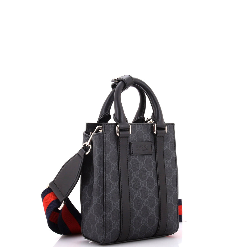 Gucci Convertible Web Open Tote Gg