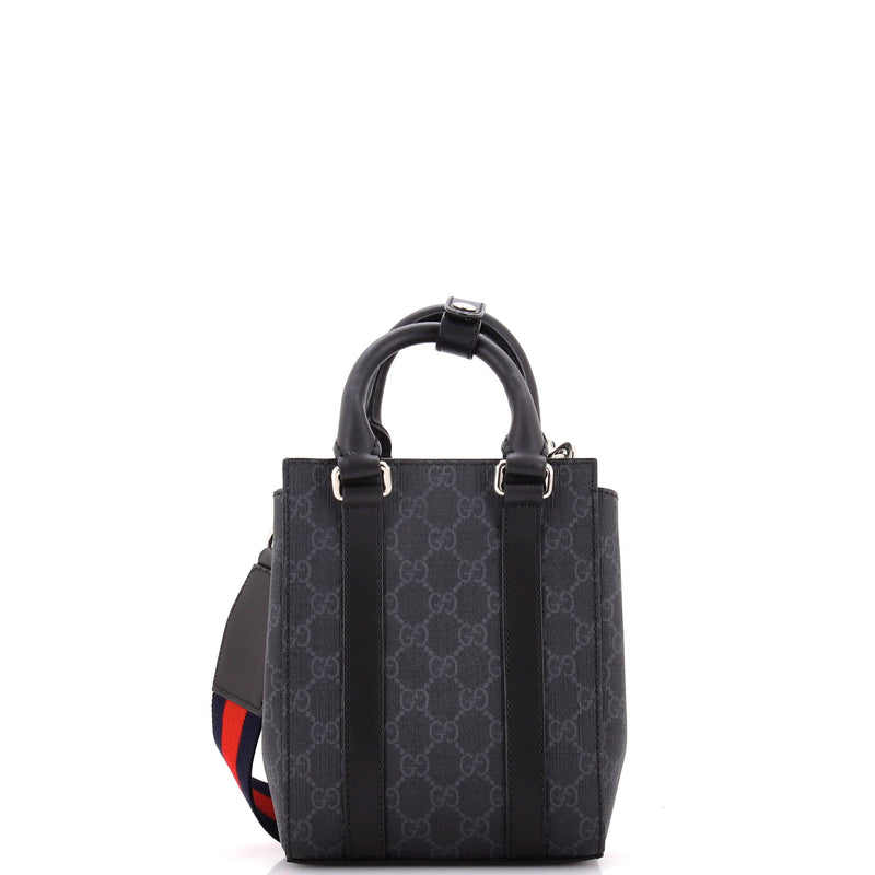 Gucci Convertible Web Open Tote Gg