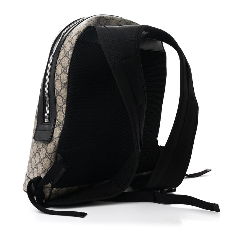 Gucci Gg Supreme Web Dome Backpack Black