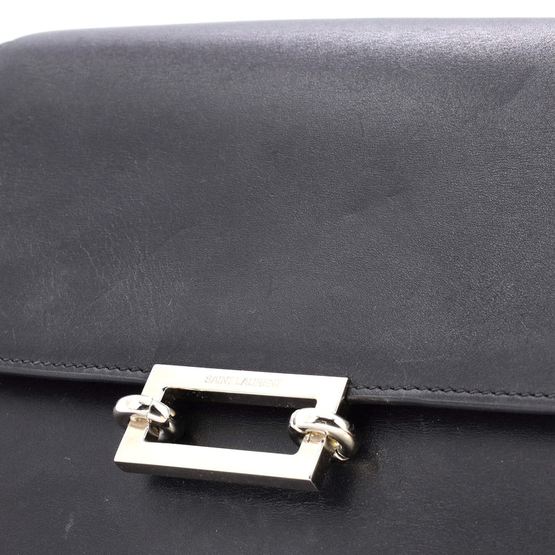 Saint Laurent Fermoir Flap Satchel Bag