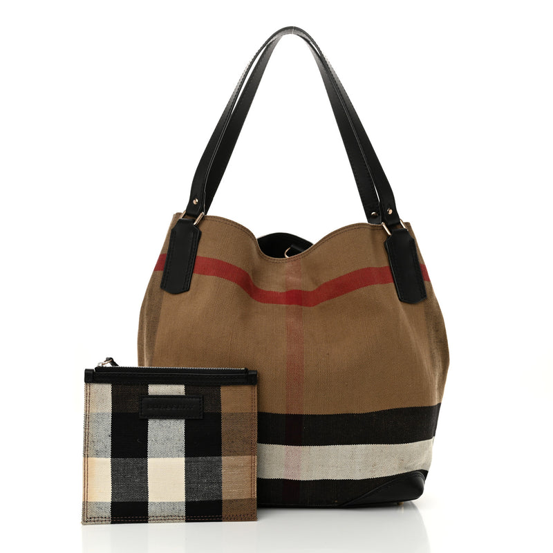 Burberry Canvas Mega Check Medium