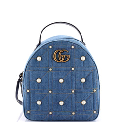 Gucci Pearly Gg Marmont Backpack