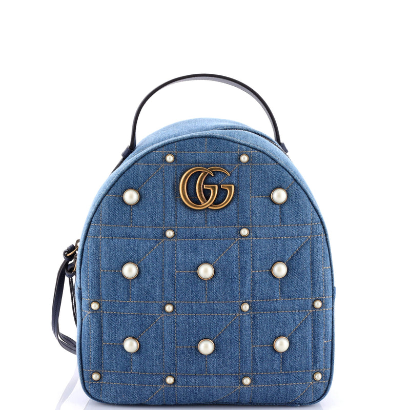 Gucci Pearly Gg Marmont Backpack