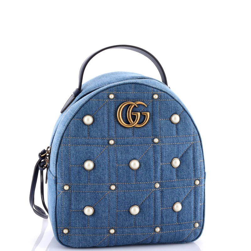 Gucci Pearly Gg Marmont Backpack