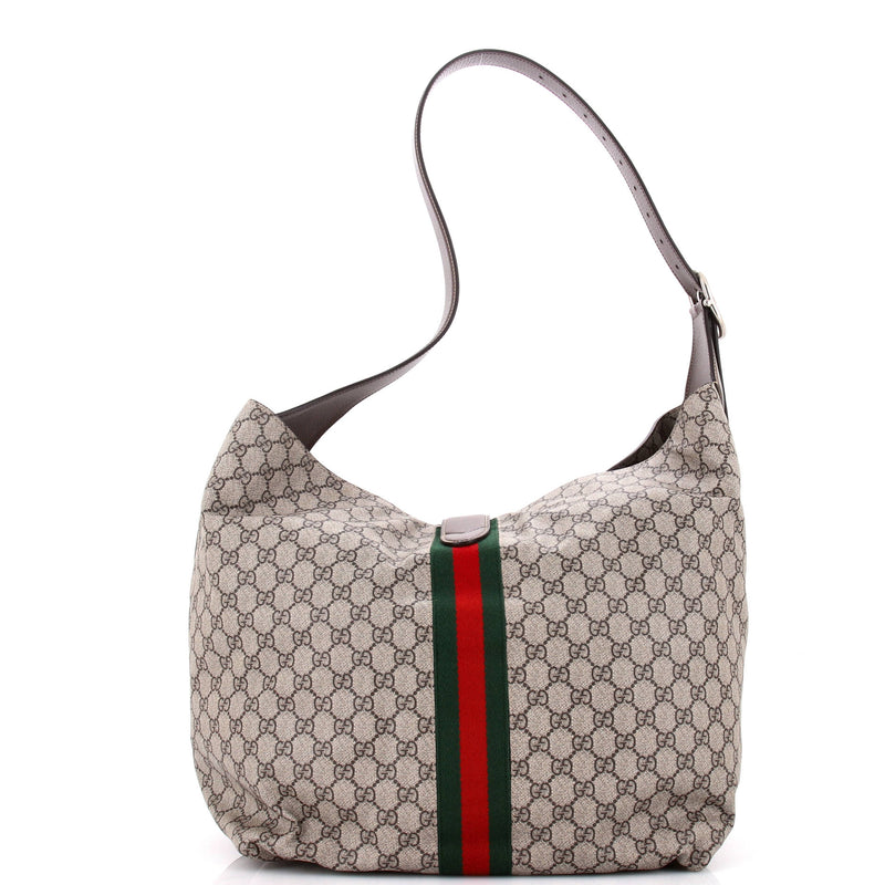 Gucci Jackie Soft Shoulder Bag Gg Coated
