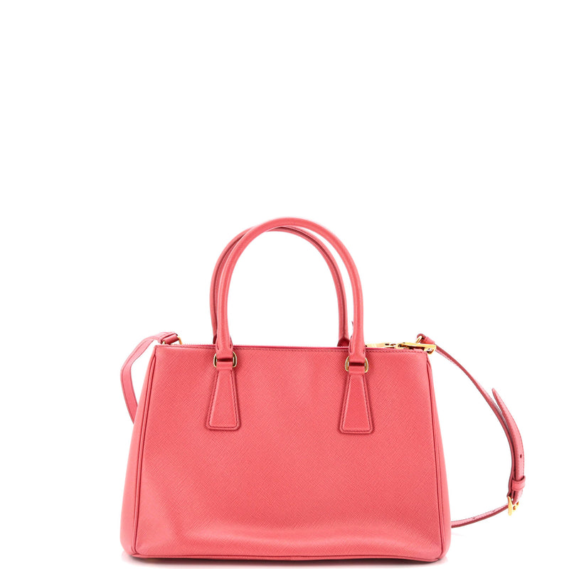 Prada Galleria Double Zip Tote Saffiano
