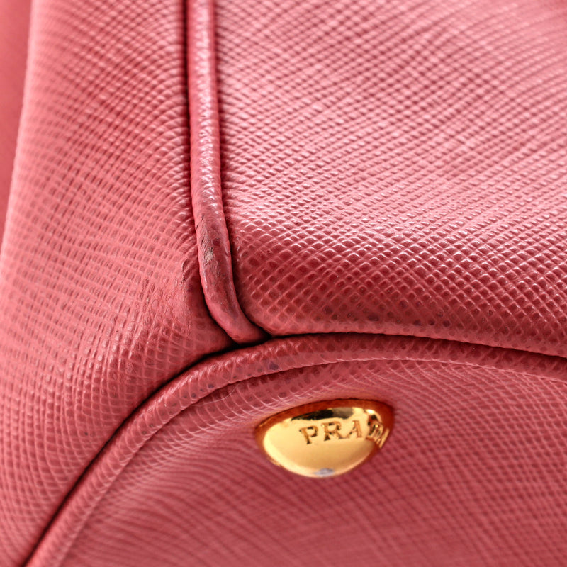 Prada Galleria Double Zip Tote Saffiano