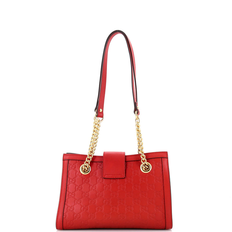 Padlock Chain Tote Guccissima Leather