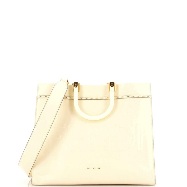 Fendi Sunshine Shopper Tote Studded