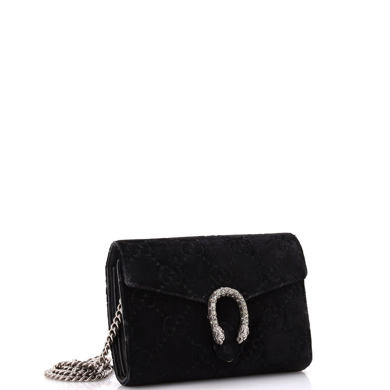 Gucci Dionysus Chain Wallet Gg Velvet