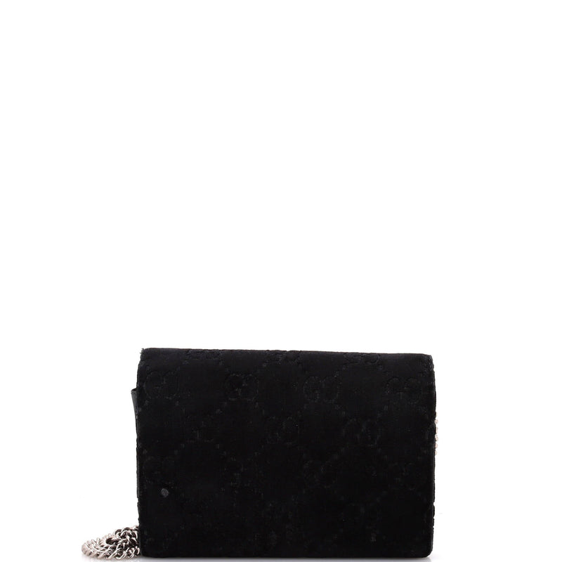Gucci Dionysus Chain Wallet Gg Velvet