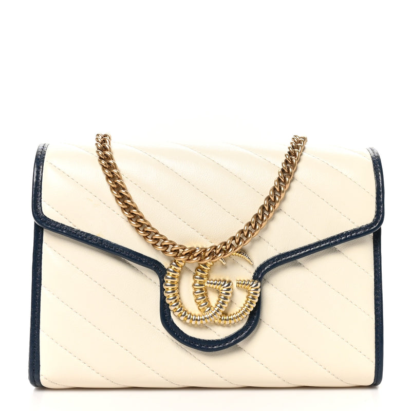 Gucci Vintage Effect Calfskin Matelasse