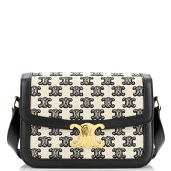 Celine Triomphe Shoulder Bag Canvas