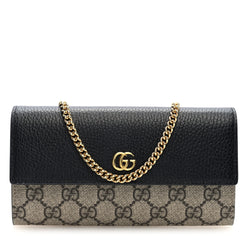 Gucci Dollar Calfskin Gg Supreme Petite