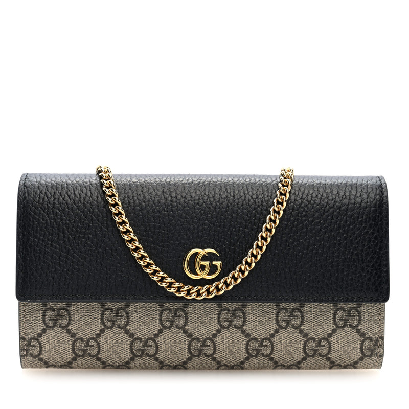 Gucci Dollar Calfskin Gg Supreme Petite