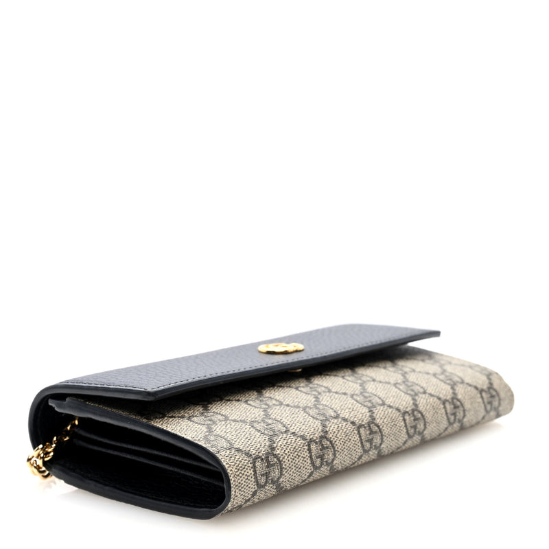 Gucci Dollar Calfskin Gg Supreme Petite