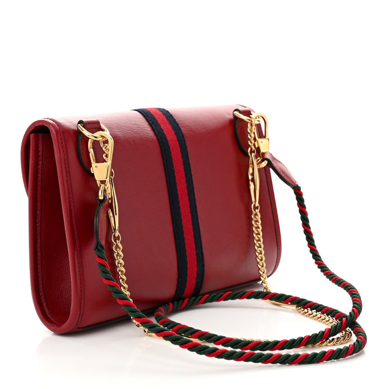 Gucci Textured Calfskin Web Rajah Slim