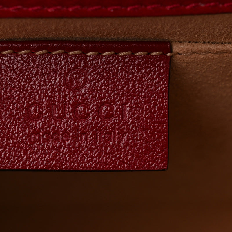 Gucci Textured Calfskin Web Rajah Slim