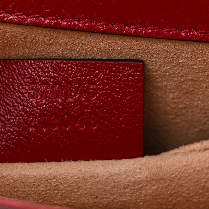 Gucci Textured Calfskin Web Rajah Slim