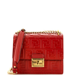 Fendi Kan U Shoulder Bag Zucca Embossed