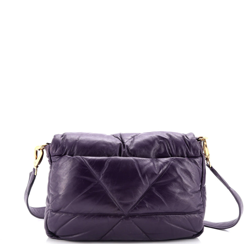 Prada Padded Shoulder Bag Quilted Nappa
