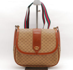 Gucci Vintage Crossbody Shoulder Bag Pvc