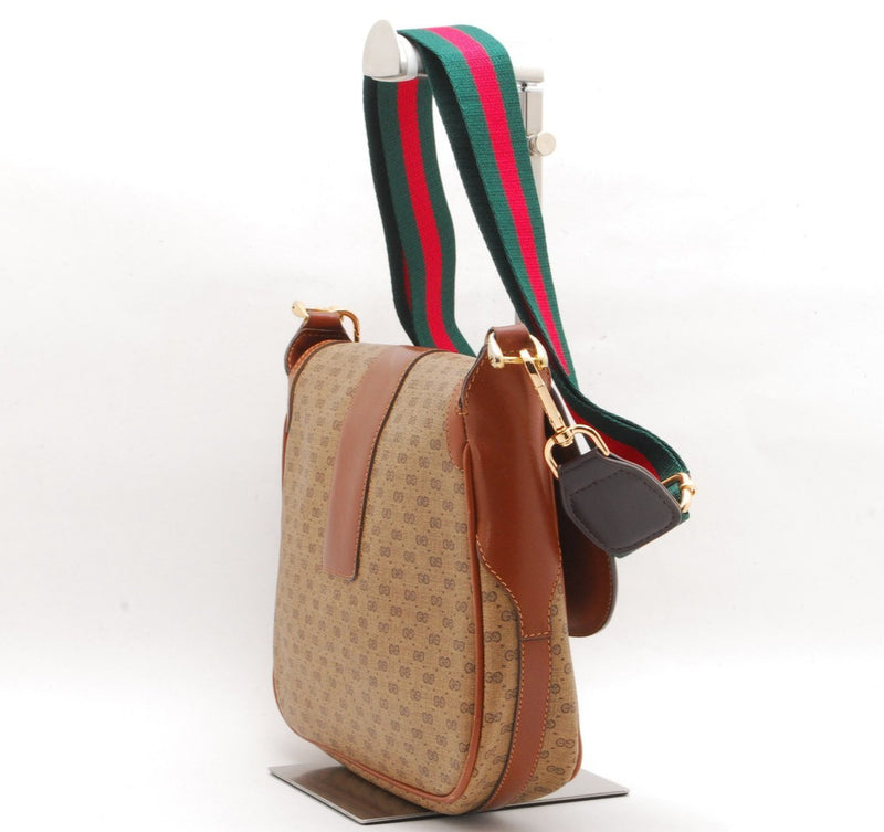 Gucci Vintage Crossbody Shoulder Bag Pvc