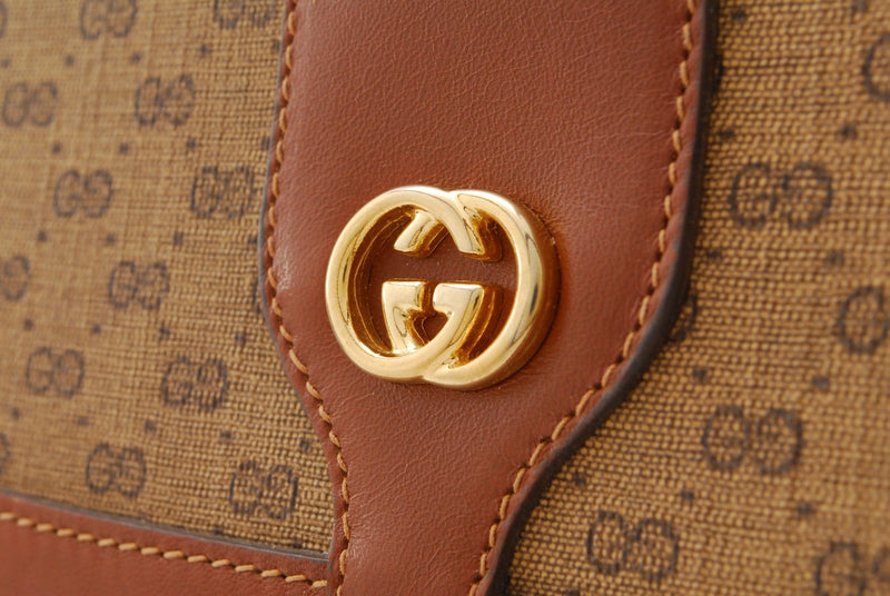 Gucci Vintage Crossbody Shoulder Bag Pvc