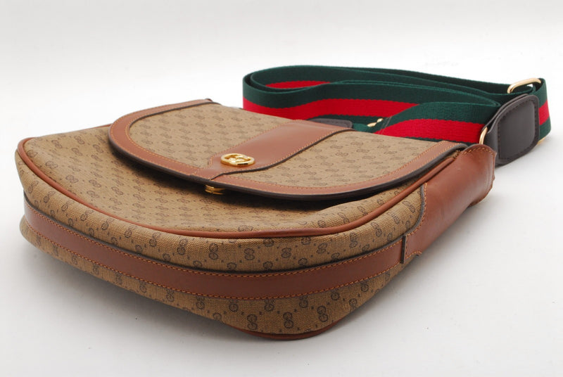 Gucci Vintage Crossbody Shoulder Bag Pvc