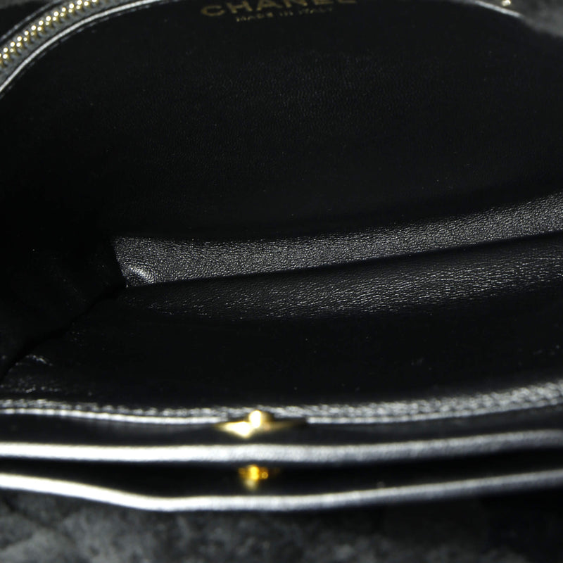 Chanel Cc Bar Chain Handle Shopping Tote