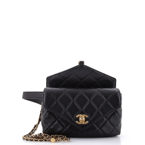 Chanel Carry With Chic Chain Flap Waist