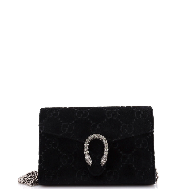 Gucci Dionysus Chain Wallet Gg Velvet