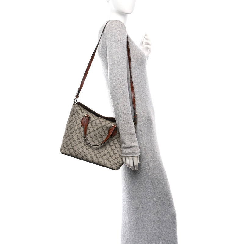 Gucci Gg Supreme Linea A Foldover Tote