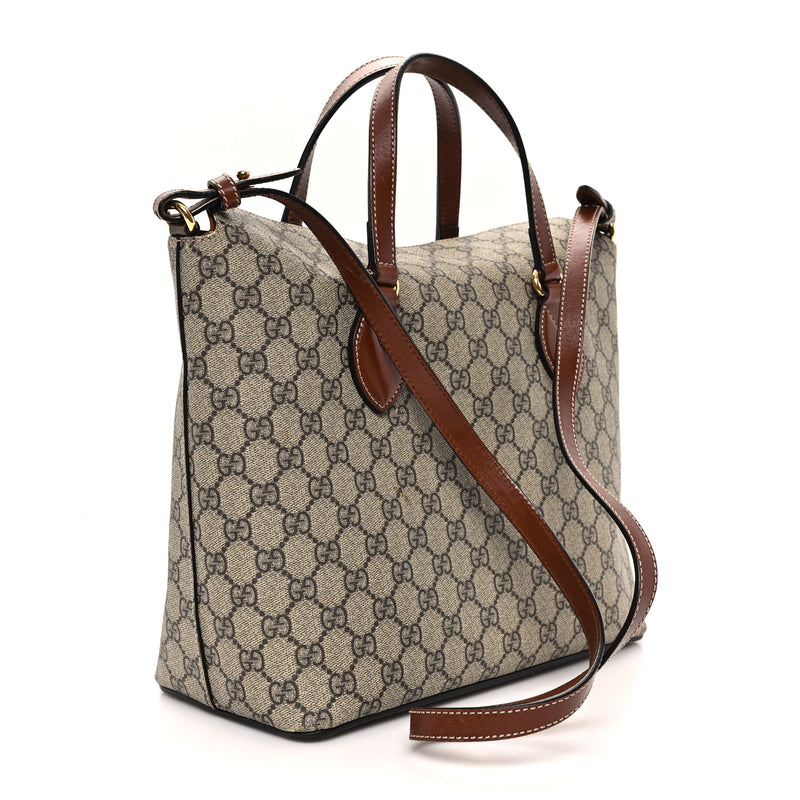 Gucci Gg Supreme Linea A Foldover Tote