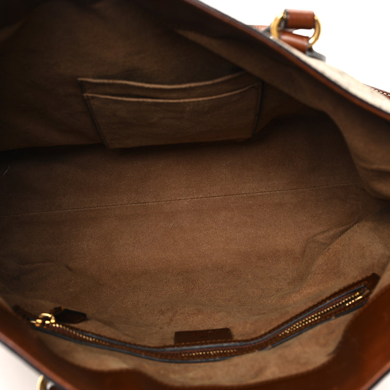 Gucci Gg Supreme Linea A Foldover Tote