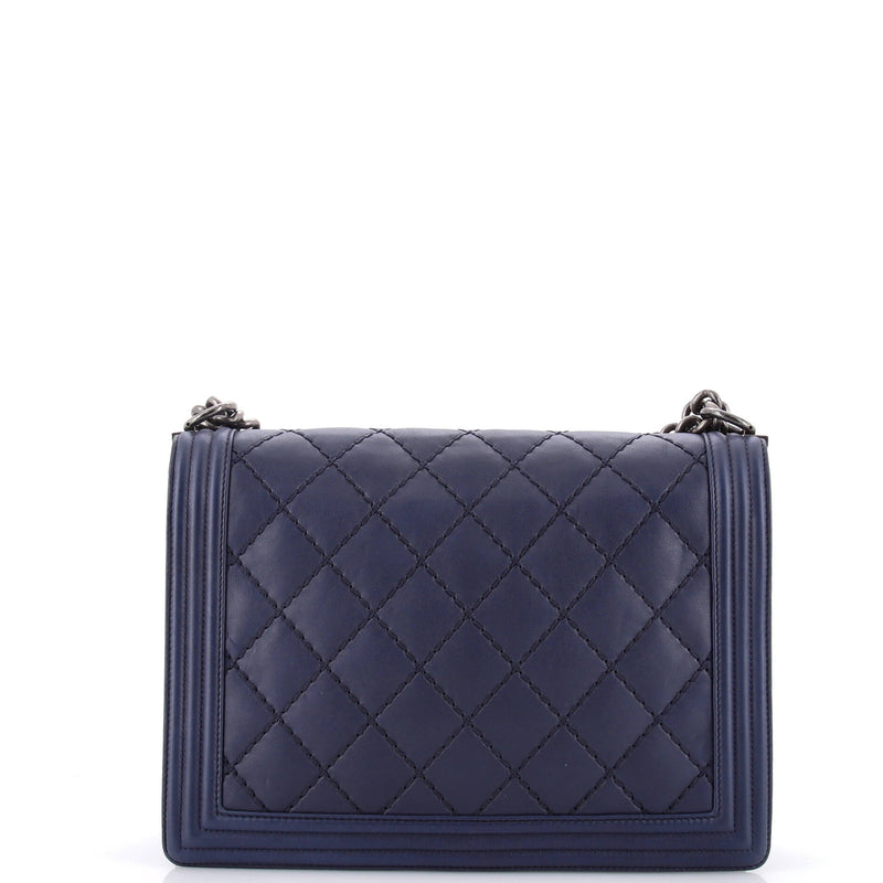 Chanel Double Stitch Boy Flap Bag