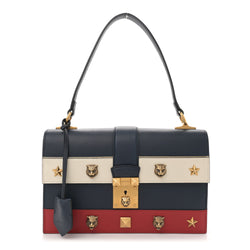 Gucci Calfskin Medium Cat Lock Top