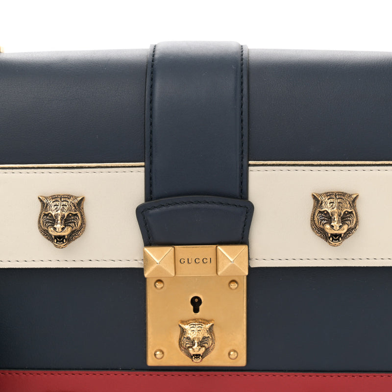 Gucci Calfskin Medium Cat Lock Top