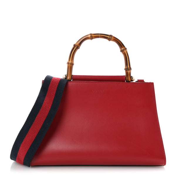 Gucci Nappa Bamboo Web Small Nymphaea