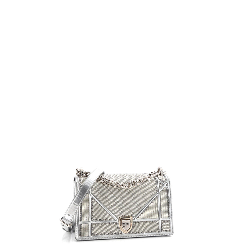 Christian Dior Diorama Flap Bag Beaded