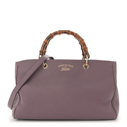 Gucci Pebbled Calfskin Medium Bamboo