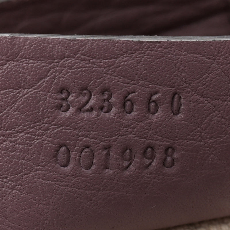 Gucci Pebbled Calfskin Medium Bamboo